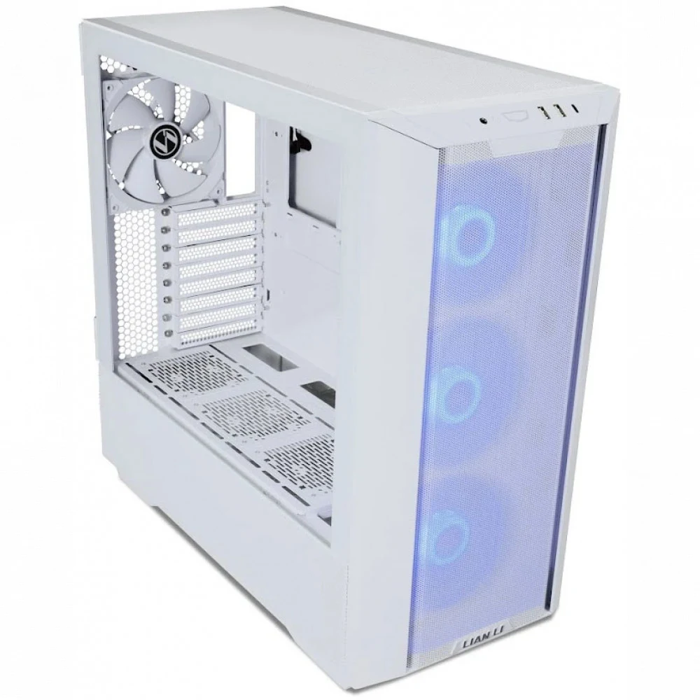 Корпус Lian Li LanCool III ARGB, Midi Tower, E-ATX, ATX, White, 4x3.5"/8x2.5", 2xUSB3.0, USB-C