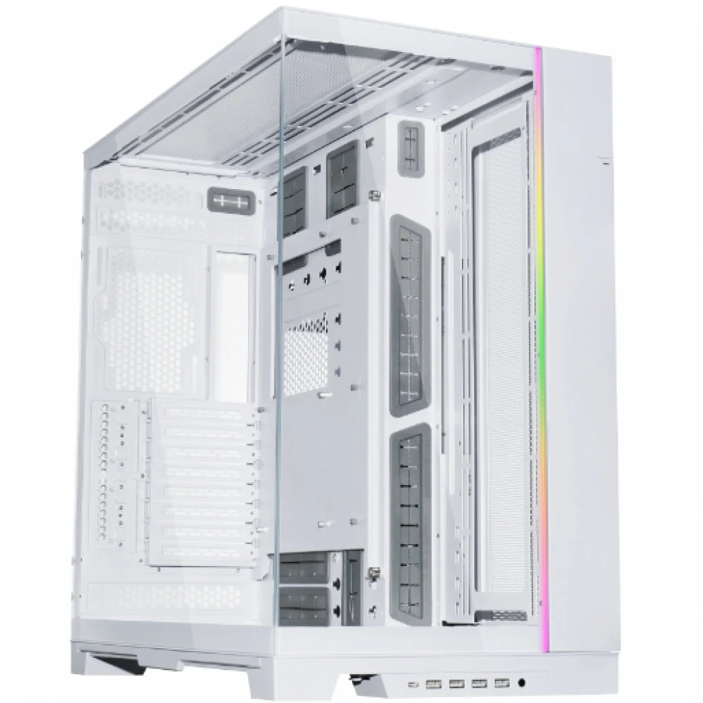 Корпус LIAN LI O11 Dynamic EVO XL White, Large Case: EATX(under 280mm)/ATX/MICRO-ATX/MINI-ITX, 4xUSB 3.0, 1xUSB Type-C, 1xAudio, Included Fans: none