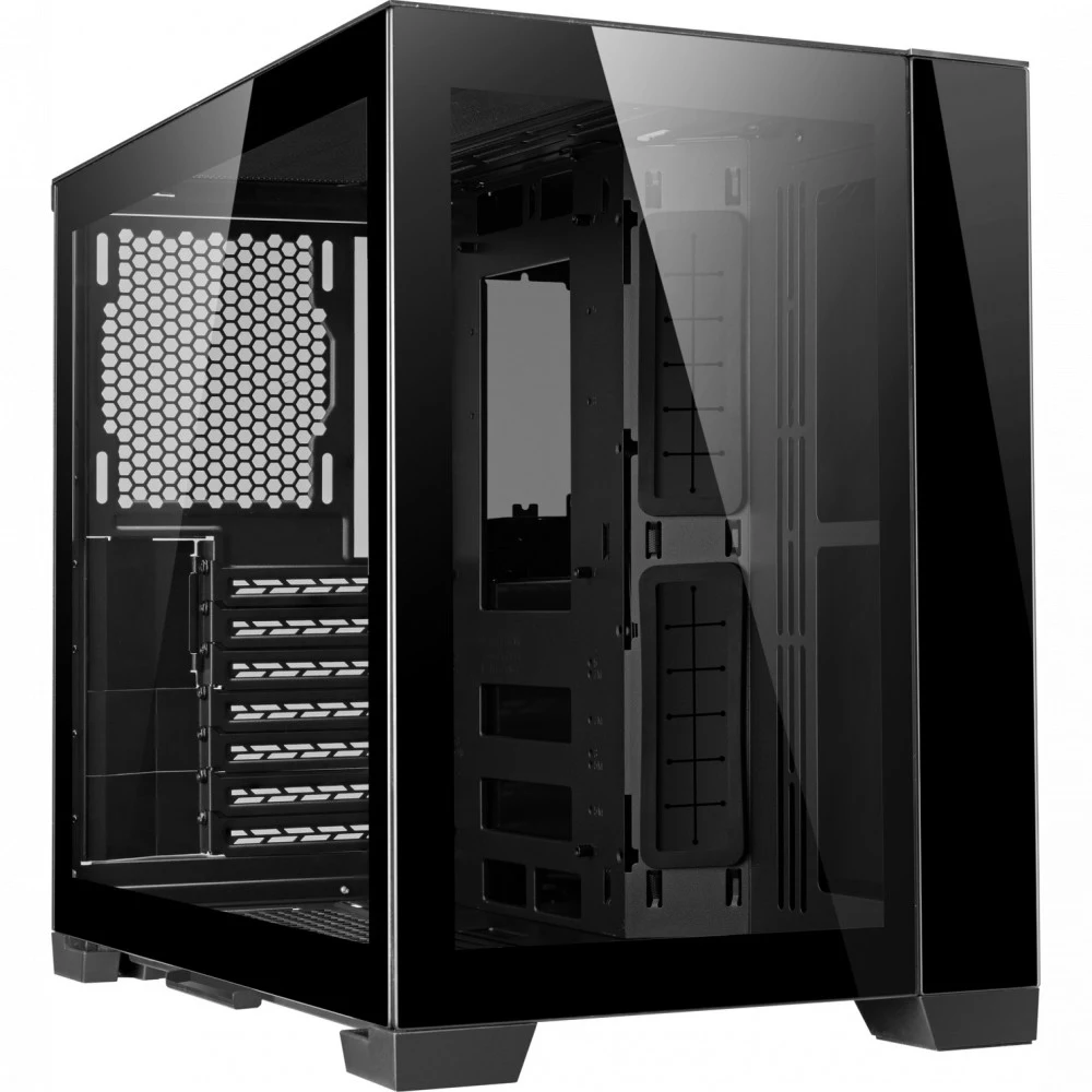 Корпус LIAN LI PC-O11 Dynamic Mini Black, Small Case: ATX, Micro-ATX, Mini-ITX, 2xUSB 3.2, 1xUSB 3.2 Type C, 1xAudio, Included Fans: none