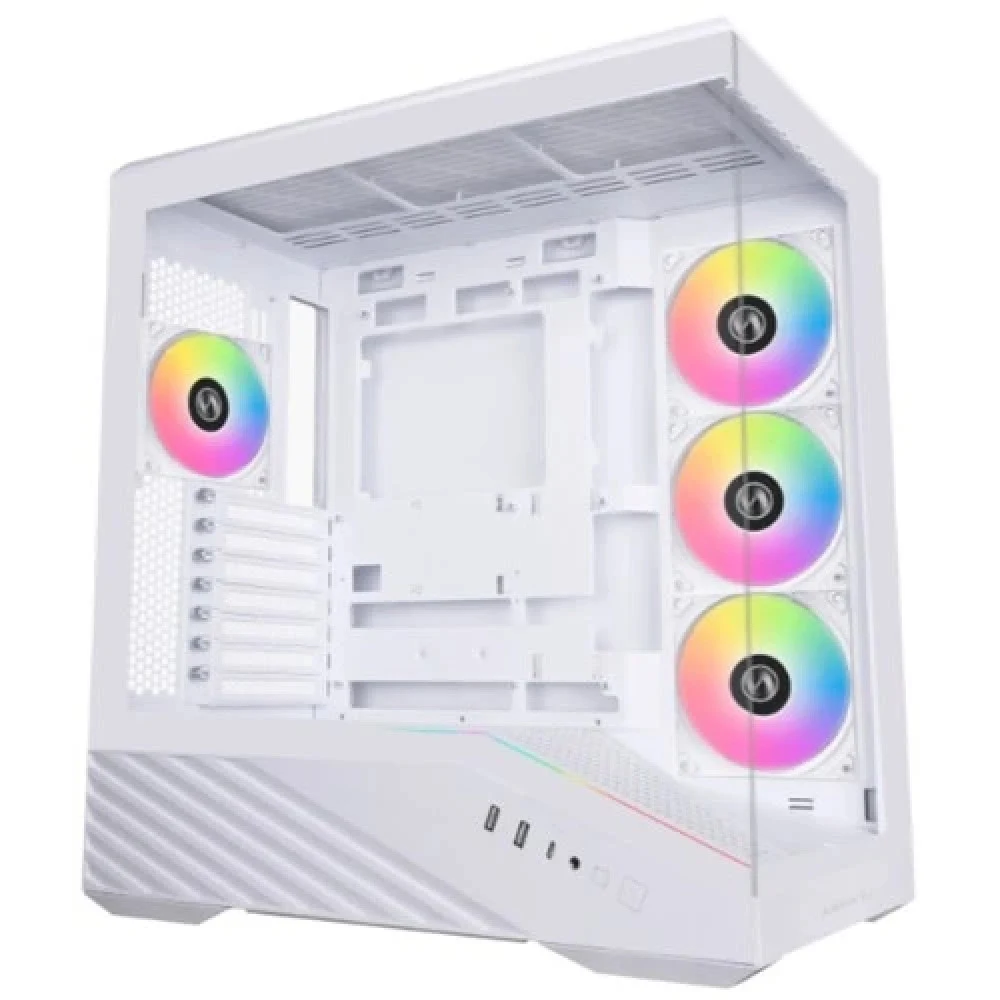 Корпус Lian Li Vector V100RW E-ATX/ATX/mATX/ITX G99.V100RW.00 2xUSB3.0, USB3.1, Type-C White (комплектация без предустановленного воздушного охлаждения)