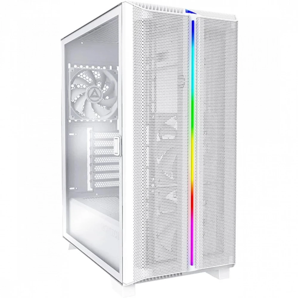 Корпус Montech Sky One Lite белый ATX 5x120mm 5x140mm 2xUSB3.0 audio bott PSU [SKY ONE LITE WH]