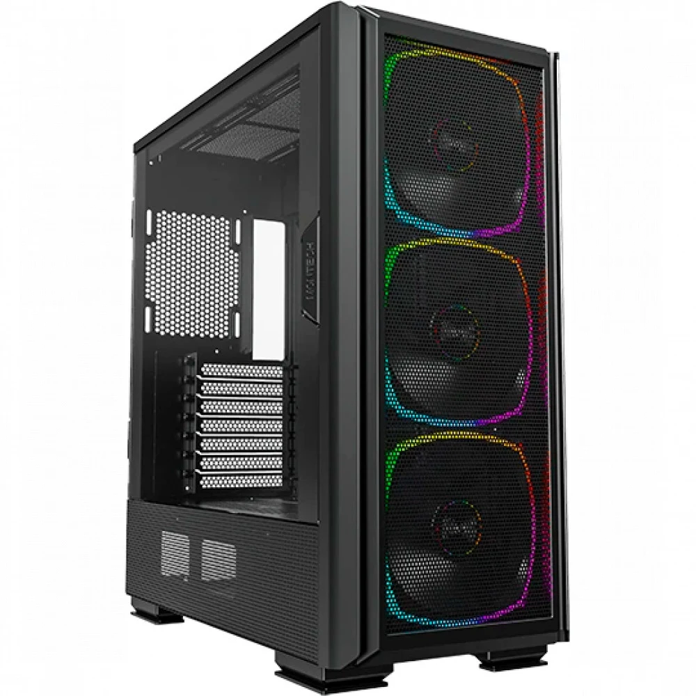 Корпус Montech Sky Two GX черный без БП ATX 10x120mm 5x140mm 2xUSB3.0 audio bott PSU