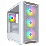 Корпус Montech XR Wood белый без БП ATX 3x120mm 2xUSB3.0 audio bott PSU