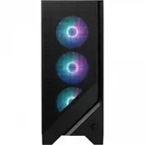 Корпус ПК без блока питания/ Case MSI MAG FORGE 320R AIRFLOW, Midi-Tower, TG, 4x120mm ARGB, 2xUSB 3.2, ATX, mATX, mITX Black
