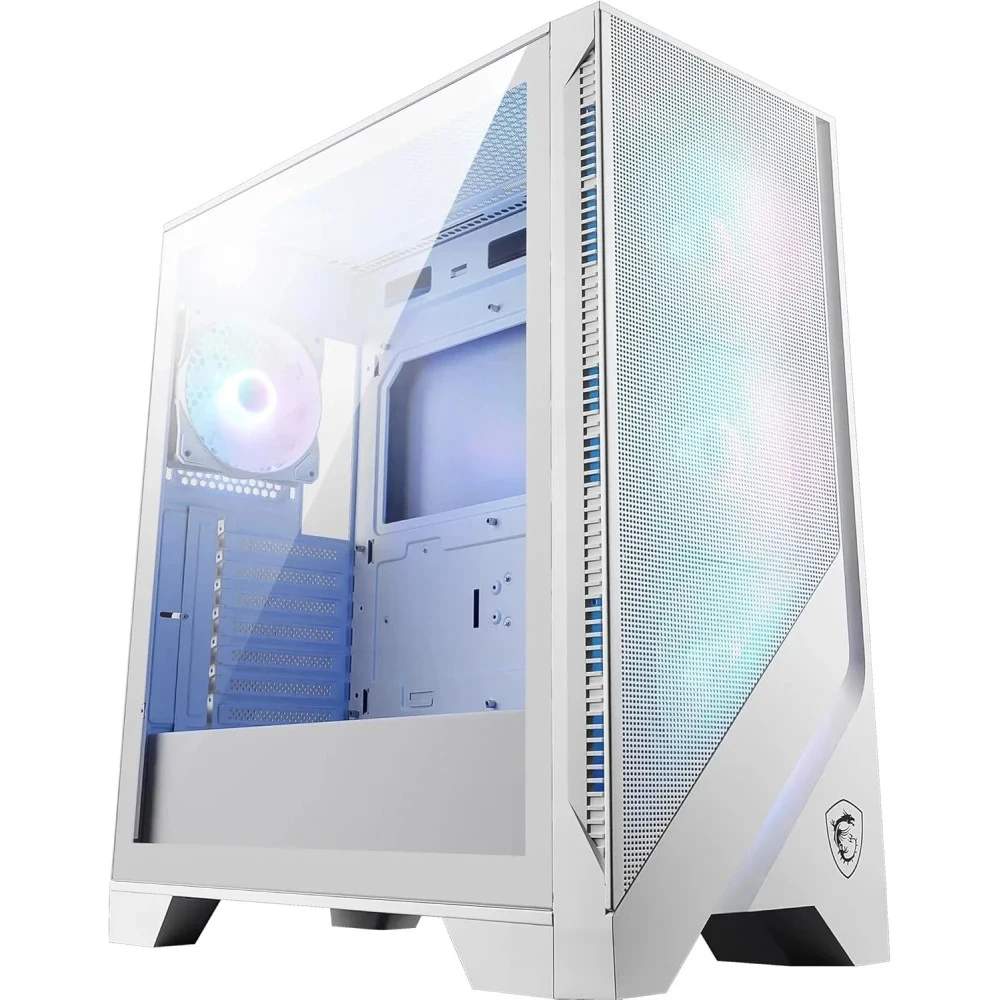Корпус для ПК MSI MPG VELOX 300R AIRFLOW PZ WHITE, Global, 2xUSB 3.2 Gen 1, 1xUSB 3.2 Gen2 Type-C, 2x160mm ARGB Fan, 1
