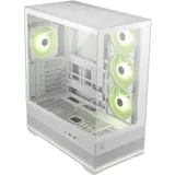 Компьютерный корпус MAG PANO 110R PZ WHITE ATX/mATX/mITX, Back connect:ATX/mATX Type-C White