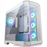 Корпус MSI MAG Pano M100R PZ White , Micro-ATX, 1xUSB 3.2 Gen 1, 1xUSB 3.2 Gen2 Type-C, 4x120mm ARGB Fan, ARGB+PWM Control Board, TG, WHITE