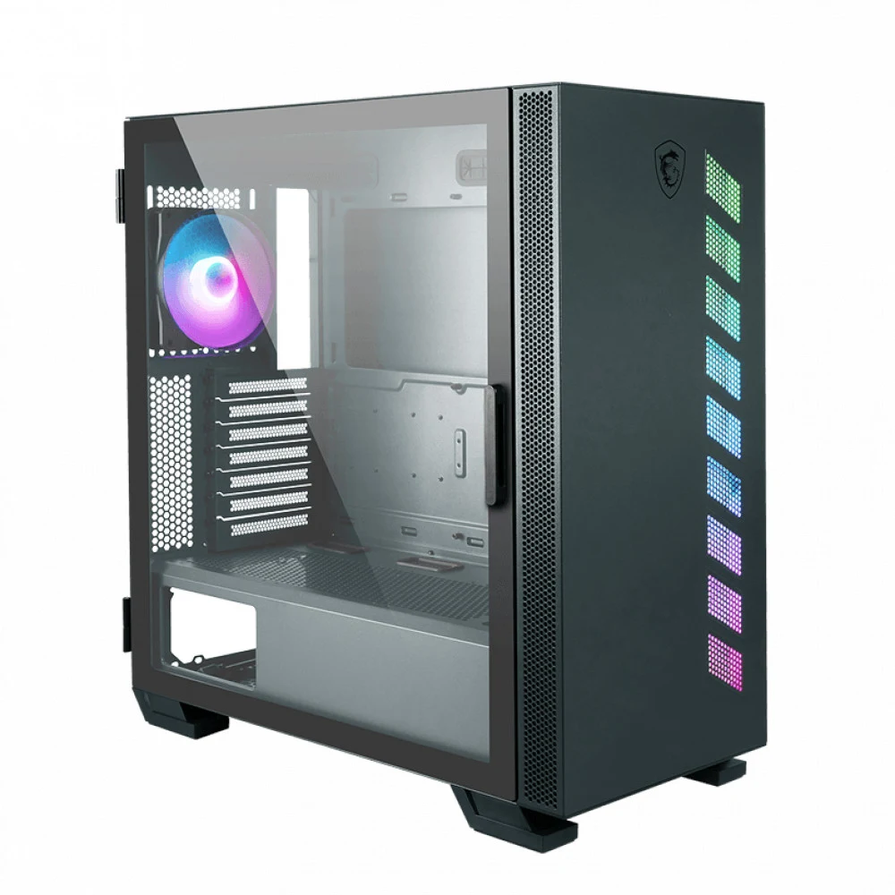 Корпус MSI MAG Vampiric 300R, Mid Tower,ATX,Midnight Green, 2x3.5"/2x2.5"HDD,2xUSB,1xUSB-C,Mic,Audio