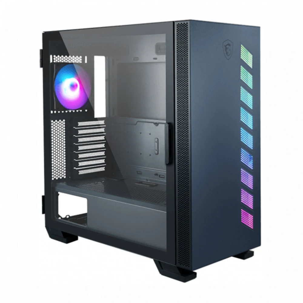Корпус MSI MAG VAMPIRIC 300R PACIFIC BLUE Mid-Tower, E-ATX, 2xUSB 3.0, 1xUSB-C, 1x120mm ARGB Fan, ARGB Control Board, Tempered Glass Window, Brown Box (829346)