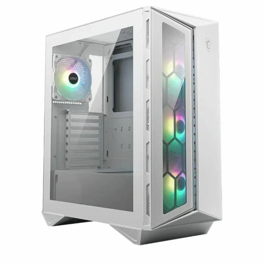Корпус MidiTower MSI MPG GUNGNIR 110R white (ATX, без БП, ARGB, 2xUSB3.2 Type-A + USB3.2 Type-C) (306-7G10W21-W57)