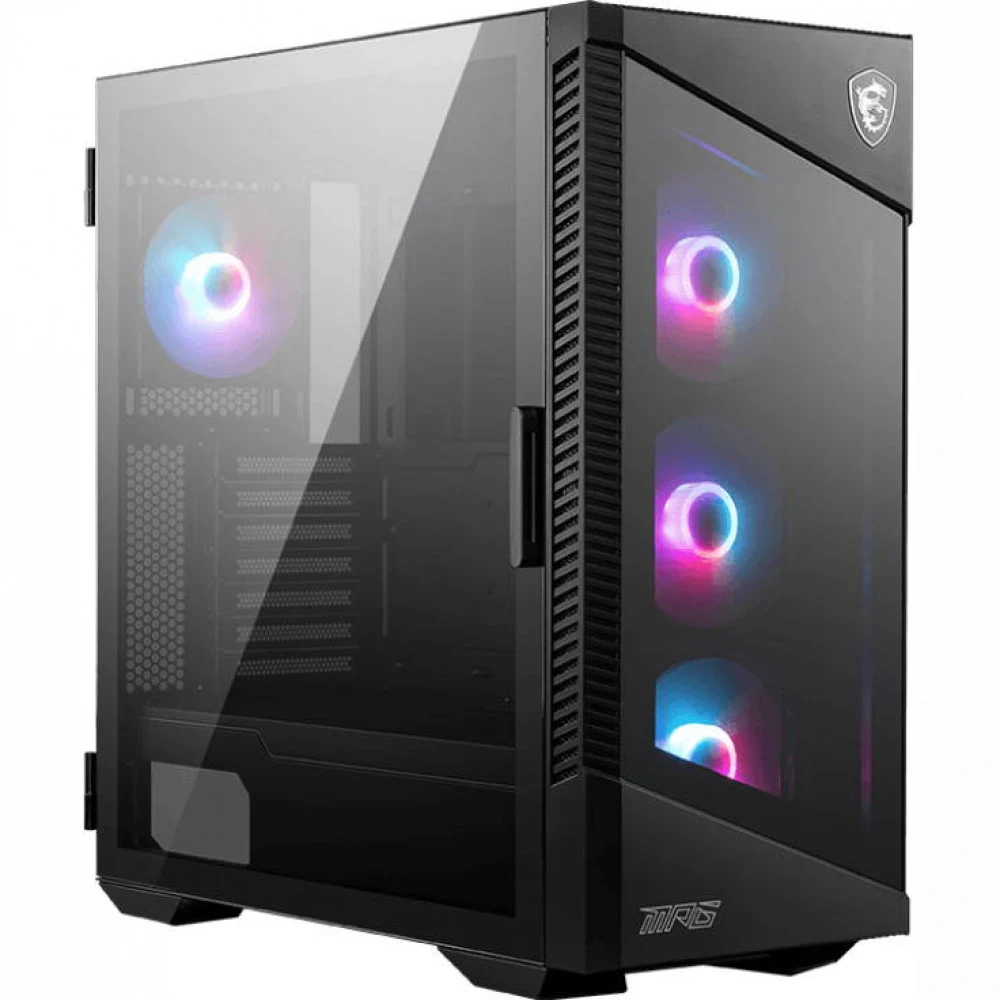Корпус MSI MPG VELOX 100R 2xUSB 3.0, 1xType C, 4x120mm ARGB Fan, ARGB Control Board, Tempered Glass Window, Glass Front Panel, Brown Box (829315)