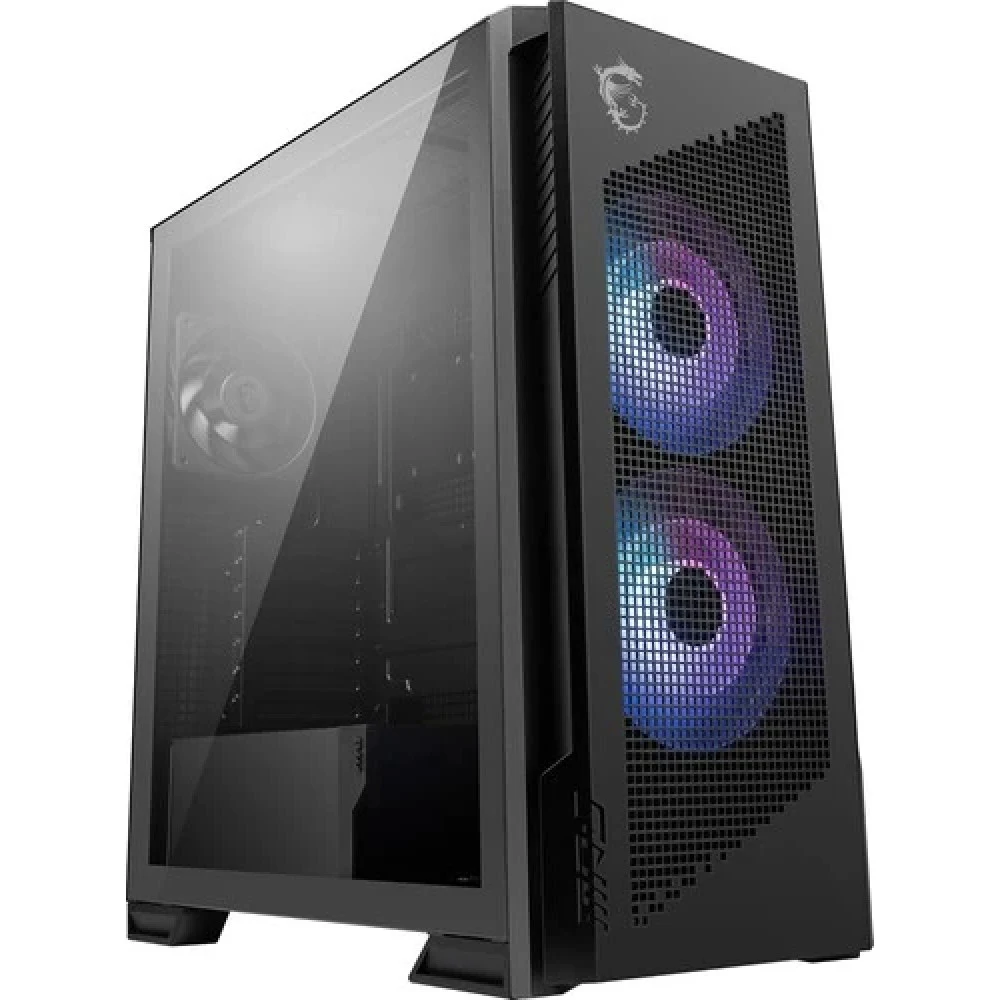 Корпус для ПК MSI MPG VELOX 300R AIRFLOW PZ, Global, 2xUSB 3.2 Gen 1, 1xUSB 3.2 Gen2 Type-C, 2x160mm ARGB Fan, 1x120mm