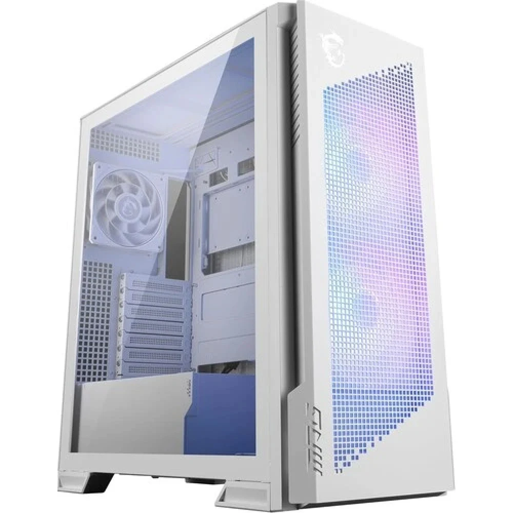 Корпус для ПК MSI MPG VELOX 300R AIRFLOW PZ WHITE, Global, 2xUSB 3.2 Gen 1, 1xUSB 3.2 Gen2Type-C, 2x160mm ARGB Fan, 1
