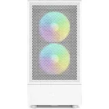 Компьютерный корпус, NZXT, H5 Flow RGB White, CC-H52FW-R1, Mid-Tower, E-ATX / ATX / Micro-ATX / Mini-ITX, USB 3.2 Gen. *2/Type C*1/ Type A*1, HD Audio/mic, 2*120мм RGB вентилятор F120 RGB Core, Высо