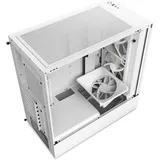 Компьютерный корпус, NZXT, H5 Flow RGB White, CC-H52FW-R1, Mid-Tower, E-ATX / ATX / Micro-ATX / Mini-ITX, USB 3.2 Gen. *2/Type C*1/ Type A*1, HD Audio/mic, 2*120мм RGB вентилятор F120 RGB Core, Высо