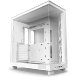 Компьютерный корпус, NZXT, H6 Flow, CC-H61FW-01, Mid-Tower, ATX/M-ATX/M-ITX, USB 3.2 Type-A *1, USB 3.2 Type-C *1, Audio+Mic *1, 3*120мм F120Q fan (Передняя-правая), Высота процессорного кулера 163м