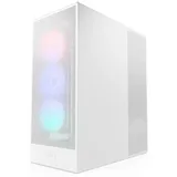 Корпус NZXT H7 Flow RGB 2024, Mid-Tower, ATX, White, 2x3.5/4+2х2.5 HDD, 2xUSB3.2, 1xUSB-C, Mic+Audio