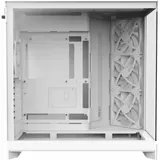 Корпус без блока питания/ Case NZXT H9 Flow RGB+ (2025), Midi-Tower, TG, 6x140mm RGB + 1x120mm RGB, 2xUSB-A 3.2 + 1xUSB-C 3.2, E-ATX, ATX, mATX, mITX White
