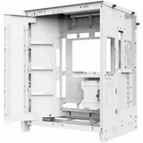 Корпус без блока питания/ Case NZXT H9 Flow RGB+ (2025), Midi-Tower, TG, 6x140mm RGB + 1x120mm RGB, 2xUSB-A 3.2 + 1xUSB-C 3.2, E-ATX, ATX, mATX, mITX White