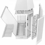 Корпус без блока питания/ Case NZXT H9 Flow RGB+ (2025), Midi-Tower, TG, 6x140mm RGB + 1x120mm RGB, 2xUSB-A 3.2 + 1xUSB-C 3.2, E-ATX, ATX, mATX, mITX White