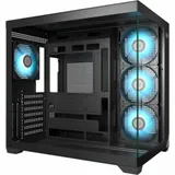 Корпус PcCooler C3T700 ARGB BK черный без БП ATX 6x120mm 4x140mm 1xUSB3.0 1xUSB3.1 audio bott PSU