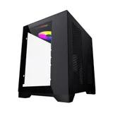 Корпус Powercase Vision Micro, Black, Tempered Glass, 4х 120mm 5-color fan, чёрный, mATX (CVBM-L4) (CVBM-L4) (202896)