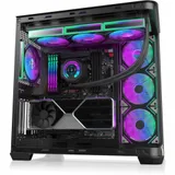 Корпус без блока питания/ Case Raijintek ATREUS BT7, Midi-Tower, TG, 7x120mm ARGB, 2xUSB-A 3.0 + 1xUSB Type-C , E-ATX, ATX, mATX, mITX Black
