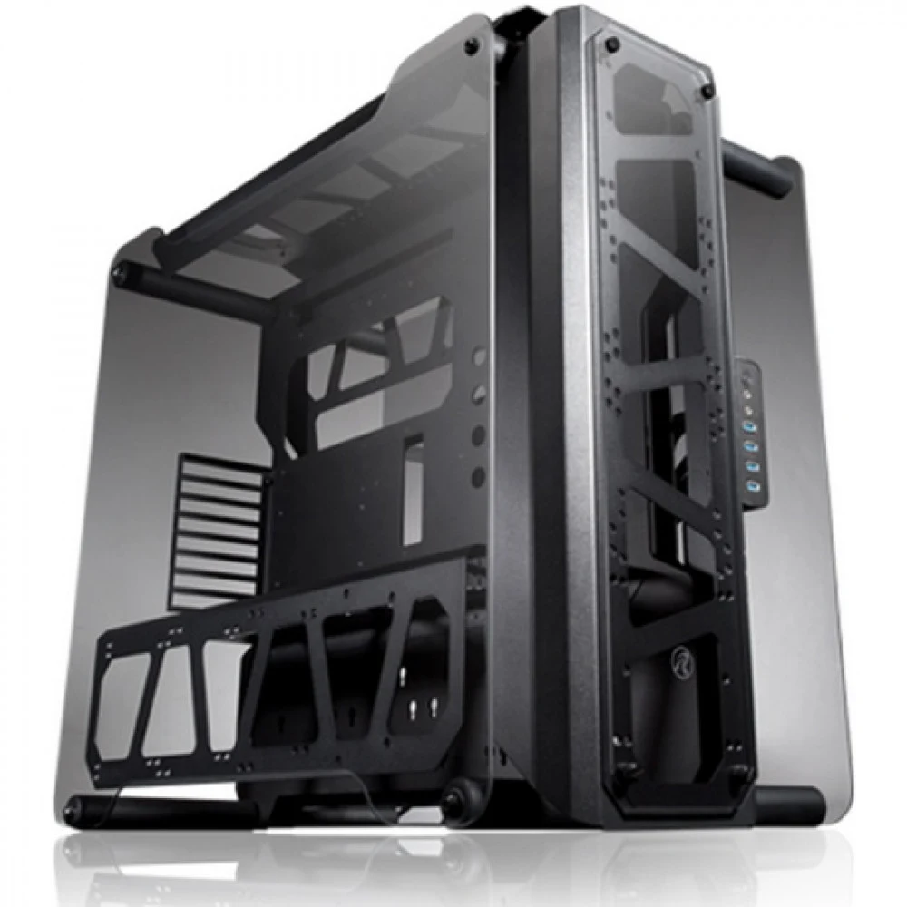 Корпус без блока питания/ Case Raijintek ENYO, Full-Tower, TG, no fans, 4xUSB-A 3.0, SSI-EEB, E-ATX, ATX, mATX, mITX Black