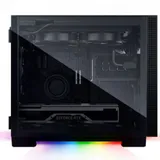 Компьютерный корпус RAZER Tomahawk Mini-ITX, RC21-01400100-R3M1, Mini-DTX, алюминий, закаленное стекло, настольное шасси, 3 слота расширения, 3x 2,5” жесткий диск или SSD, Сталь SPCC толщиной 0,8 мм