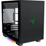 Компьютерный корпус RAZER Tomahawk Mini-ITX, RC21-01400100-R3M1, Mini-DTX, алюминий, закаленное стекло, настольное шасси, 3 слота расширения, 3x 2,5” жесткий диск или SSD, Сталь SPCC толщиной 0,8 мм