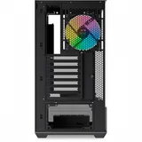 Корпус ПК без блока питания/ Case SAMA V40 Black, Midi-Tower, TG, 6x120mm ARGB, 2xUSB 3.0 + 1xUSB 3.1 Type-C, ATX, mATX, mITX Black