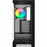 Корпус ПК без блока питания/ Case SAMA V50 Black, Midi-Tower, TG, 4x120mm ARGB, 2xUSB 3.0 + 1xUSB 3.1 Type-C, ATX, mATX, mITX Black