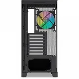 Корпус ПК без блока питания/ Case SAMA V50 Black, Midi-Tower, TG, 4x120mm ARGB, 2xUSB 3.0 + 1xUSB 3.1 Type-C, ATX, mATX, mITX Black