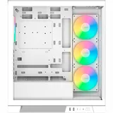 Корпус ПК без блока питания/ Case SAMA V50 White, Midi-Tower, TG, 4x120mm ARGB, 2xUSB 3.0 + 1xUSB 3.1 Type-C, ATX, mATX, mITX White
