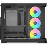 Корпус ПК без блока питания/ Case SAMA V60 Black, Midi-Tower, TG, 7x120mm ARGB, 2xUSB 3.0 + 1xUSB 3.1 Type-C, ATX, mATX, mITX Black