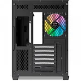 Корпус ПК без блока питания/ Case SAMA V60 Black, Midi-Tower, TG, 7x120mm ARGB, 2xUSB 3.0 + 1xUSB 3.1 Type-C, ATX, mATX, mITX Black