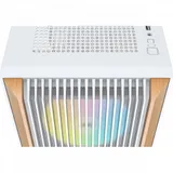 Корпус ПК без блока питания/ Case SAMA Z60 White, Midi-Tower, TG, 4x140mm ARGB, 2xUSB 3.0 + 1xUSB 3.1 Type-C, E-ATX, ATX, mATX, mITX White