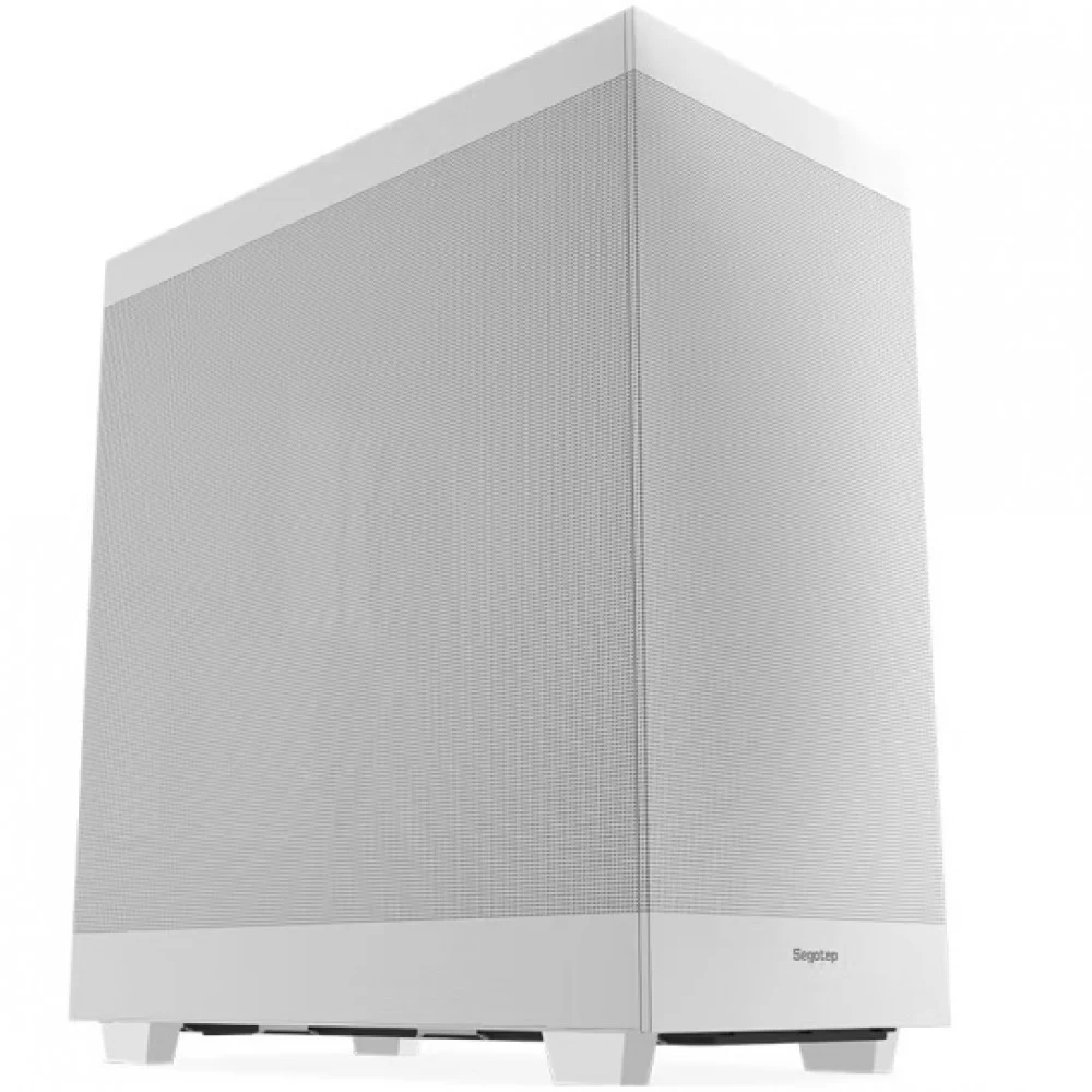 Корпус ПК без БП SEGOTEP Memphis-Flow Glass White &lt без вентиляторов&gt