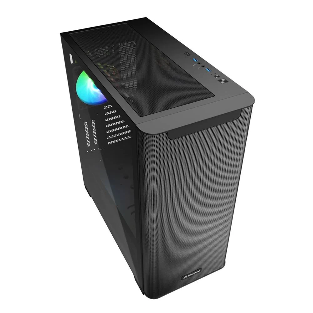 Корпус ПК без БП Sharkoon M30 RGB &lt EATX, 2x3.5, 4x2.5,2xUSB 3.0, 1x TypeC, Audio, 457*220*488mm&gt