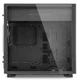 Sharkoon PURE STEEL игровой корпус чёрный (ATX, закаленное стекло, fan 1x120 мм + 1x120 мм, 2xUSB 3.0, audio)