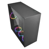 Корпус Sharkoon Pure Steel RGB, Mid Tower, ATX, Black, 3x3.5"/5x2.5" HDD, 2xUSB3.0, Mic+Audio
