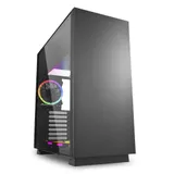 Корпус ПК без БП Sharkoon PURE STEEL RGB Bk EATX, 3x3.5, 5x2.5,2xUSB 3.0, Audio, 474*210*475mm