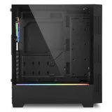 Корпус ПК без БП Sharkoon RGB LIT100 <ATX, 2x3.5, 6x2.5, 2xUSB 3.0, 1xUSB 2.0, Audio, 436*206*481mm>