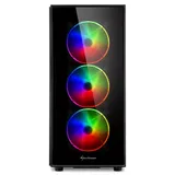 Корпус ПК без БП Sharkoon TG5 PRO RGB <ATX, 3x3.5, 4x2.5, 2xUSB 3.0, 2xUSB2.0, Audio, 452*215*465mm>