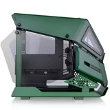 Компьютерный корпус, Thermaltake, AH T200 Racing Green, CA-1R4-00SCWN-00, Micro ATX/ Mini-ITX, USB 3.1 Type C/ 2*3.0/ 1*2.0, HD-Audio, Высота процессорного куллера до 150 мм, Длина VGA до 320 мм, 2*
