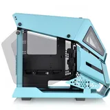 Компьютерный корпус, Thermaltake, AH T200 Turquoise, CA-1R4-00SBWN-00, Micro ATX/ Mini-ITX, USB 3.1 Type C/ 2*3.0/ 1*2.0, HD-Audio, Высота процессорного куллера до 150 мм, Длина VGA до 320 мм, 2*3.5