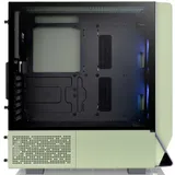 Компьютерный корпус, Thermaltake, Ceres 300 TG ARGB Matcha Green, CA-1Y2-00MEWN-00, Mid Tower, USB 2*3.0/1*Type C, HD-Audio+Mic, Кулер 2*140 мм, Высота процессорного кулера до 185мм, Длина VGA до 37