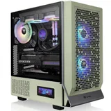 Компьютерный корпус, Thermaltake, Ceres 300 TG ARGB Matcha Green, CA-1Y2-00MEWN-00, Mid Tower, USB 2*3.0/1*Type C, HD-Audio+Mic, Кулер 2*140 мм, Высота процессорного кулера до 185мм, Длина VGA до 37