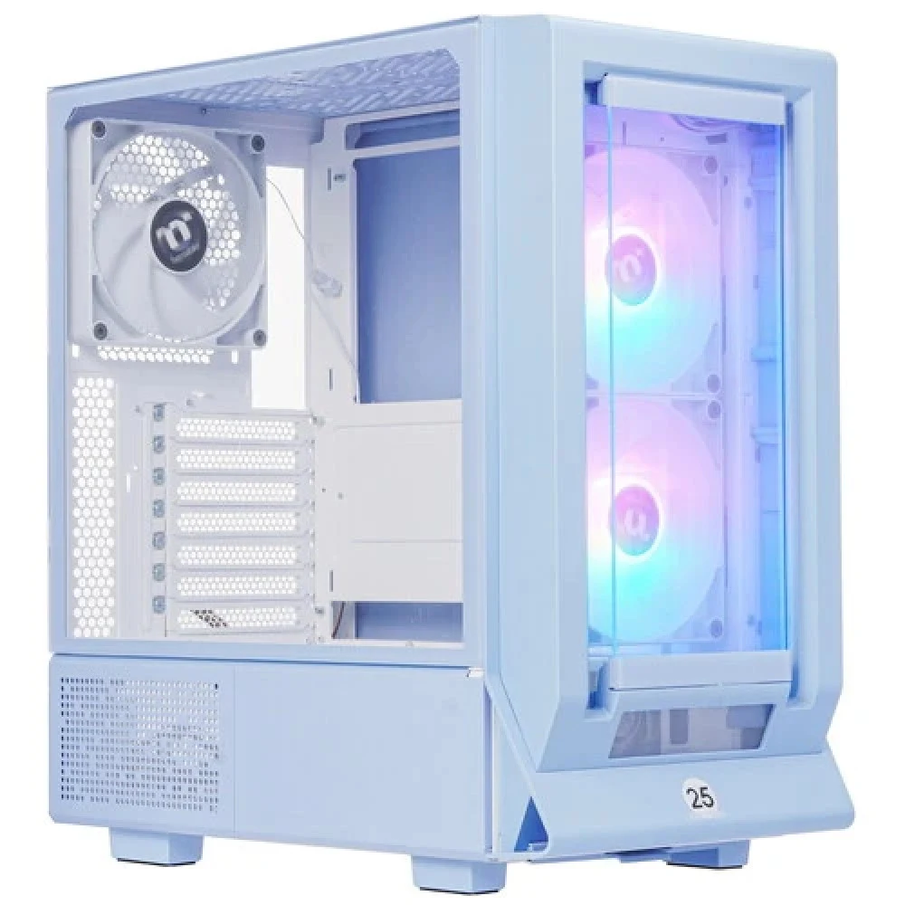 Компьютерный корпус, Thermaltake, Ceres 350 MX Hydrangea Blue, CA-1Z3-00MFWN-00, Mid Tower, ATX/M-ATX/M-ITX/E-ATX, USB 3.2 Type-C*1, USB 3.0*2, HD Audio+Mic, 2*140мм CT140 ARGB вентилятор, 1*140мм C