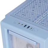 Компьютерный корпус, Thermaltake, Ceres 350 MX Hydrangea Blue, CA-1Z3-00MFWN-00, Mid Tower, ATX/M-ATX/M-ITX/E-ATX, USB 3.2 Type-C*1, USB 3.0*2, HD Audio+Mic, 2*140мм CT140 ARGB вентилятор, 1*140мм C